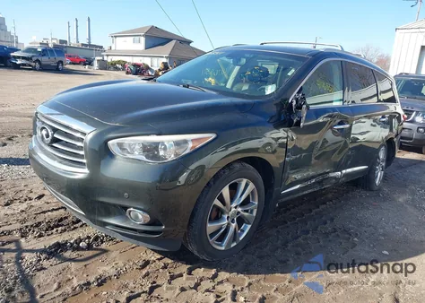 2013 Infiniti Jx35 z USA, uszkodzony, nr VIN 5N1AL0MM6DC350063